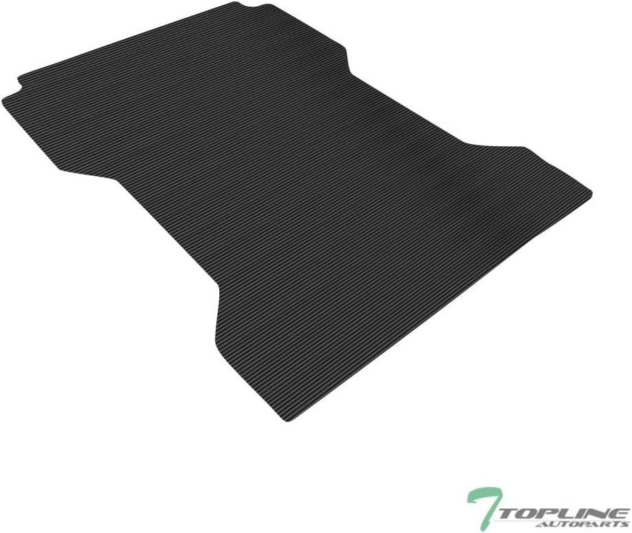 Black Rubber Horizontal Line Truck Bed Mat E316029