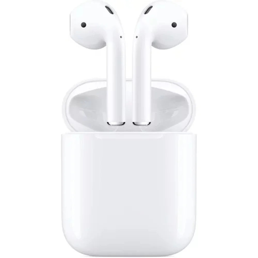 White Wireless Earbuds with Charging Case E439064