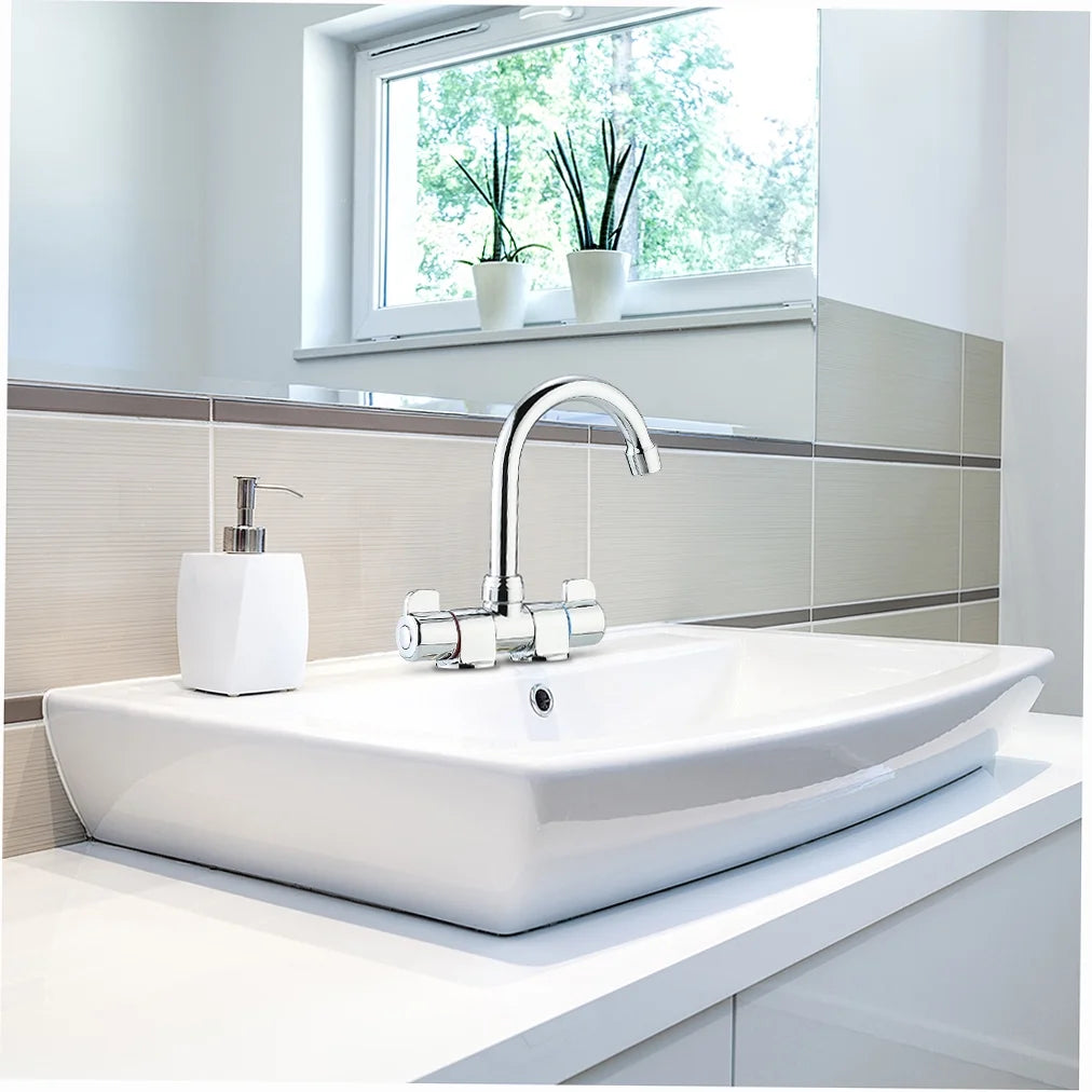 Foldable Kitchen Faucet with Hot and Cold Water J116