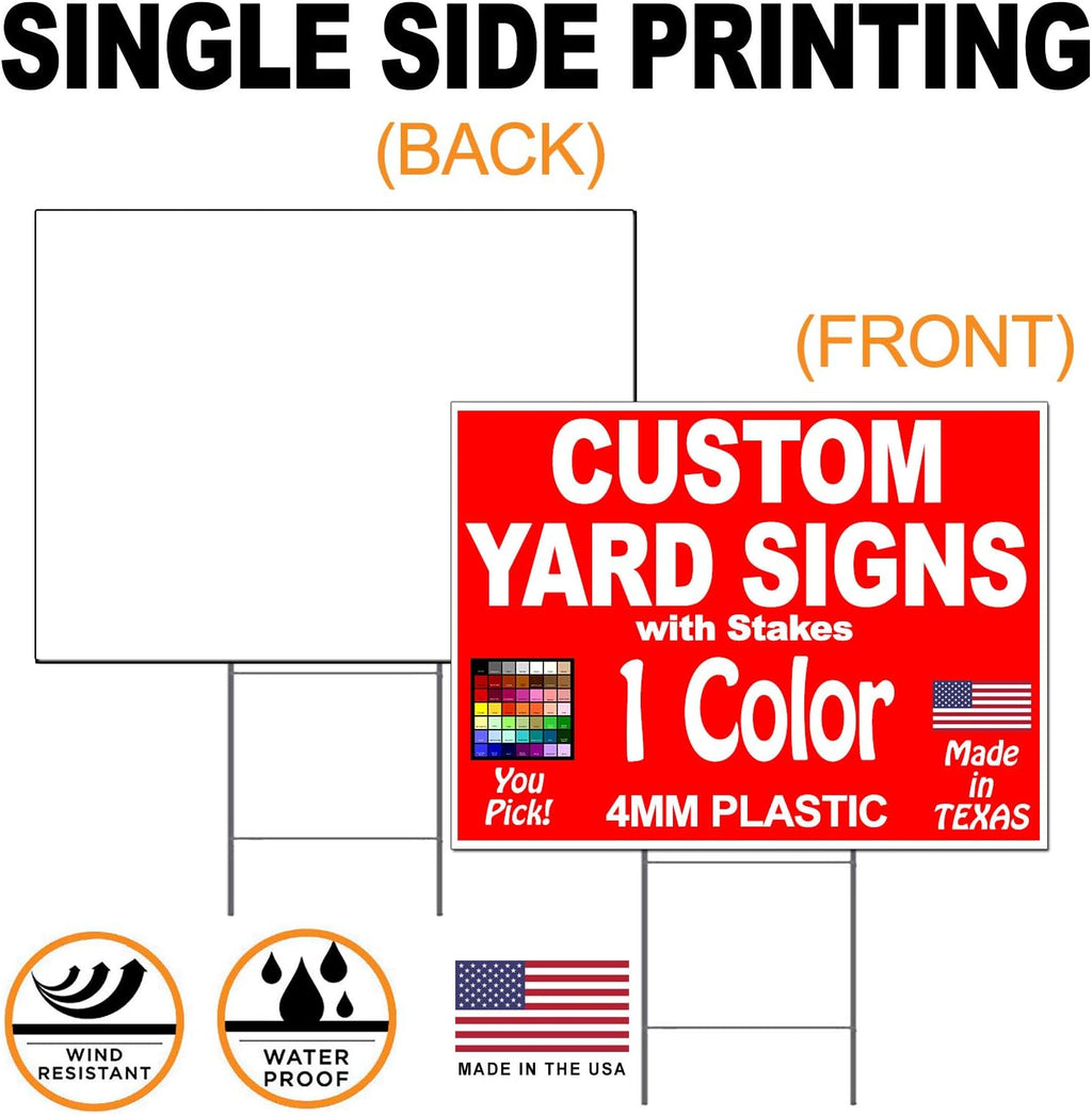 18" x 24" Yard Signs A40510
