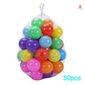 50pcs Colorful Plastic Ball Pit Balls Crush Proof Ocean Ball G323799