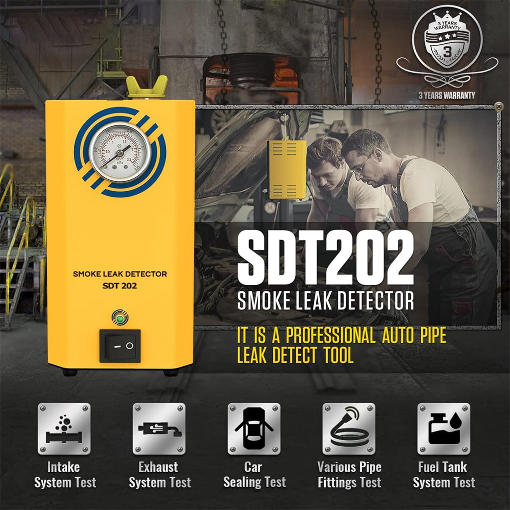 Automotive Smoke Machine Leak Tester with Pressure Gauge J312