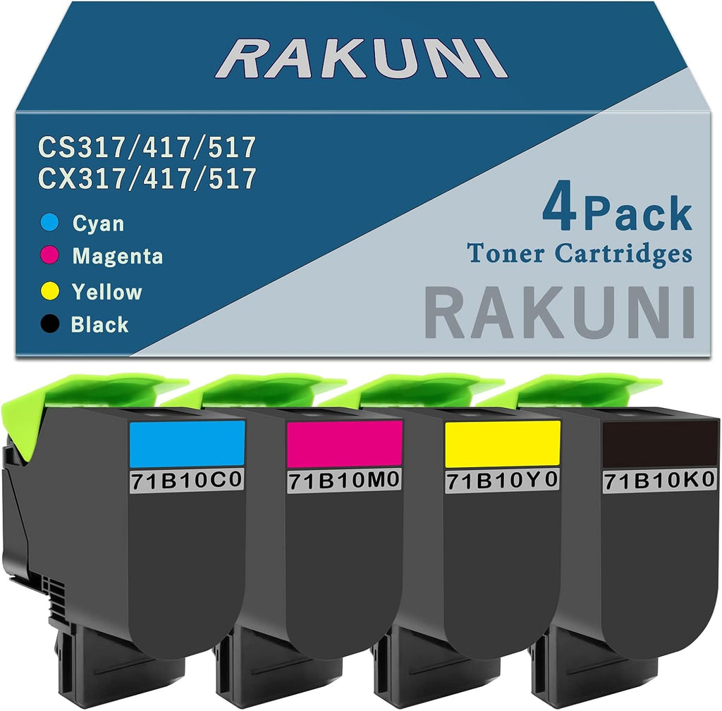 Remanufactured Toner Cartridge 4-Pack High Yield B47610