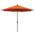 Bronze/Tangerine Patio Umbrella with Aluminum Pole T952501