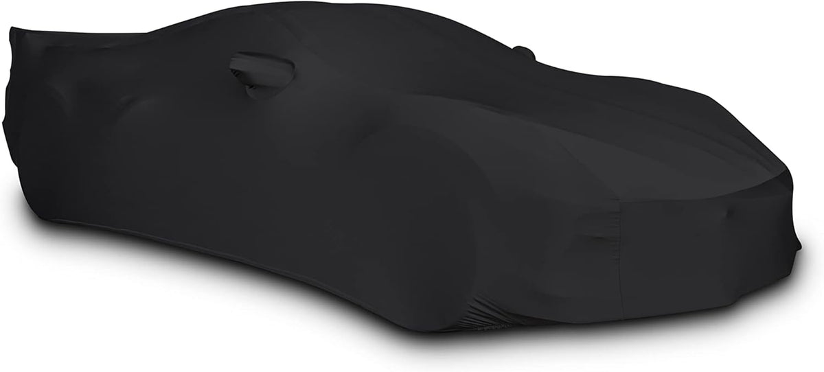 Dark Red C8 Corvette Stingray Stretch Satin Indoor Car Cover W518299