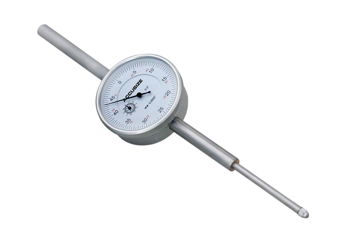 0-1'' by 0.0005'' Dial Indicators, Pack of 2 J334