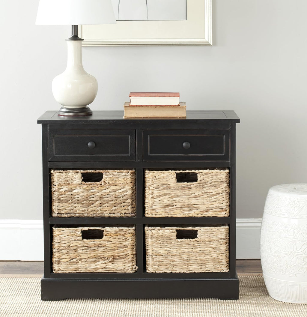 Brown Wicker Basket Storage Unit B40817