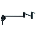 Wall Mount Pot Filler - Satin Black A50812