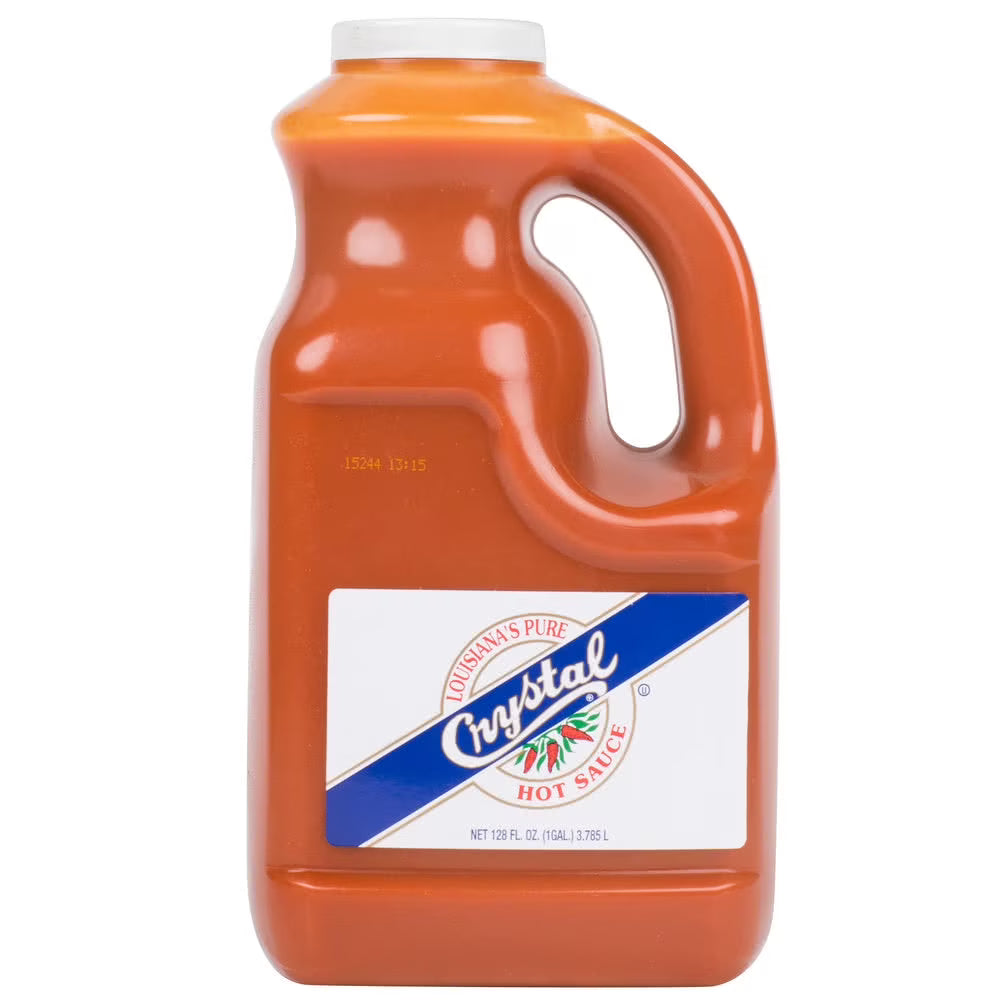 Crystal Hot Sauce 1 Gallon Plastic Bottles Y78430
