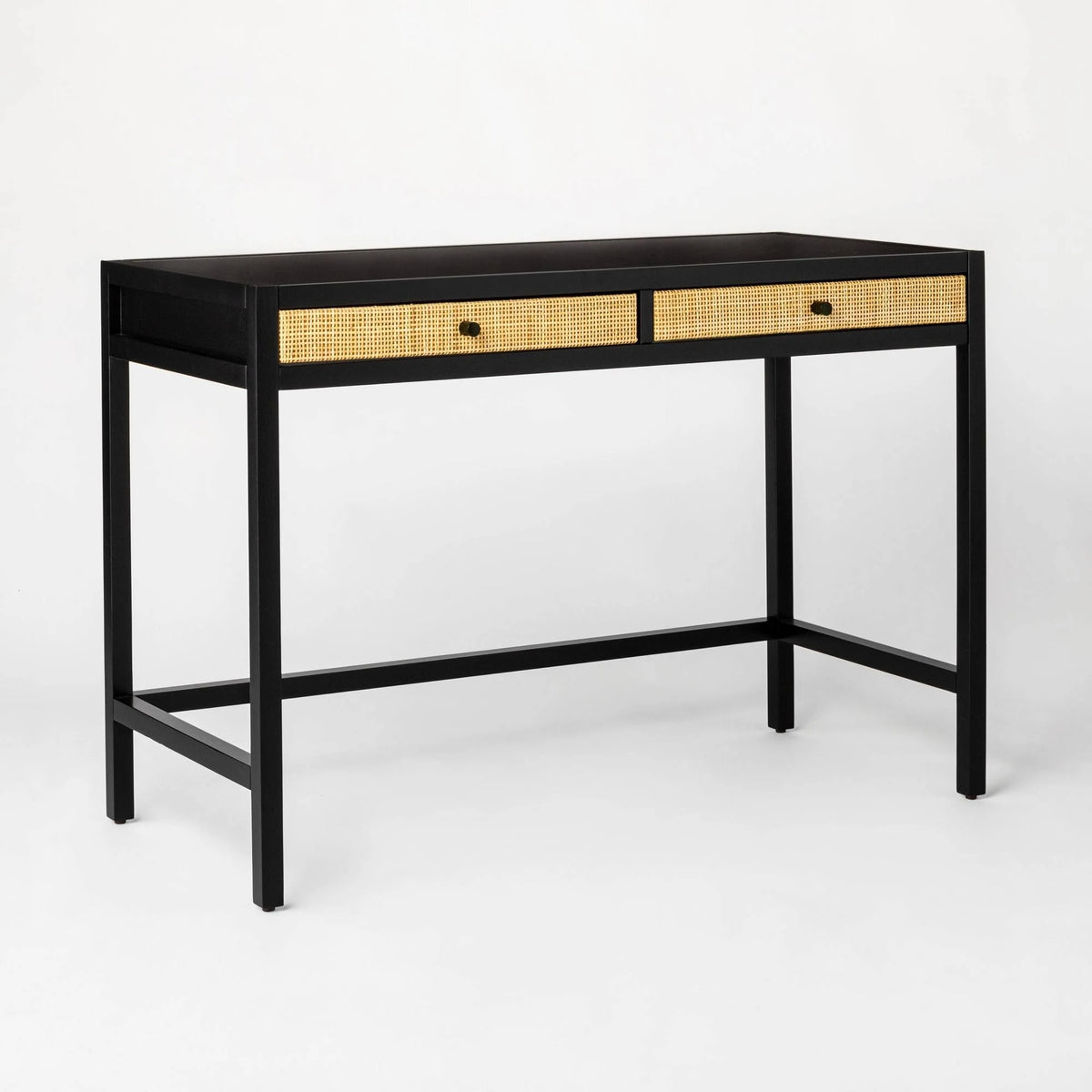 Black Writing Desk with Drawers U3171