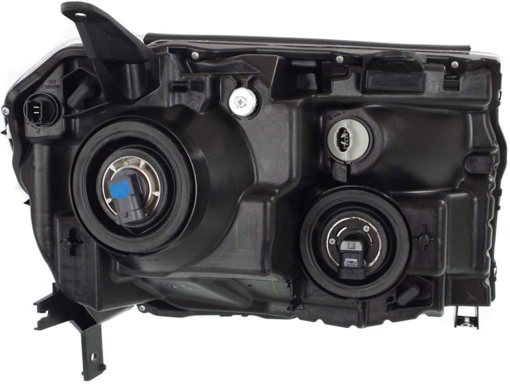 Passenger Side Headlight for Honda Pilot 2012-2015 with Bulbs B5231