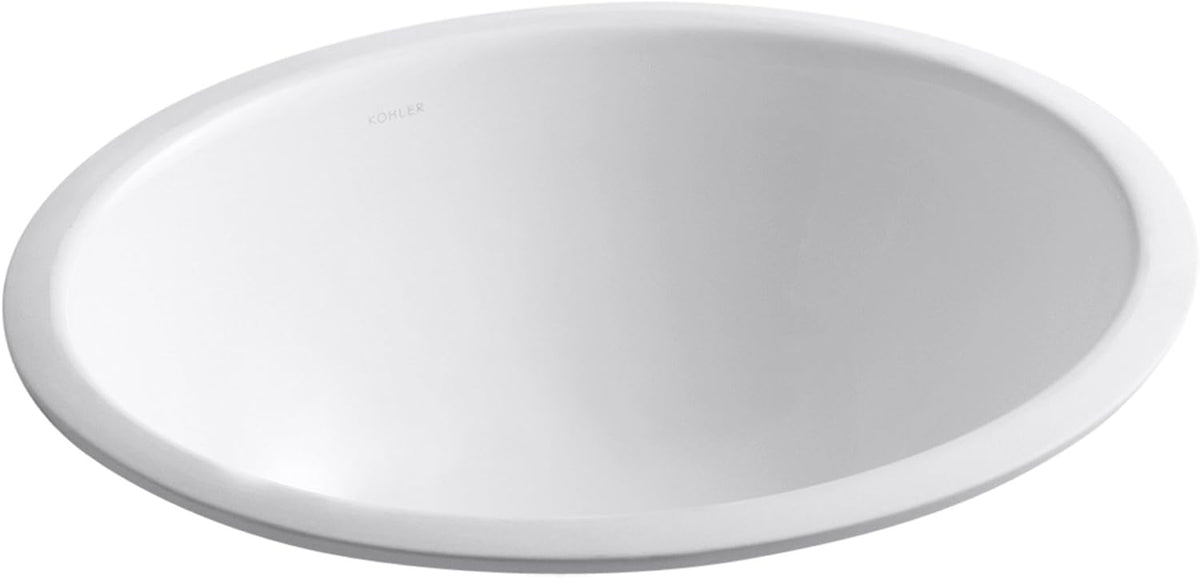 White Undercounter Bathroom Sink N32182