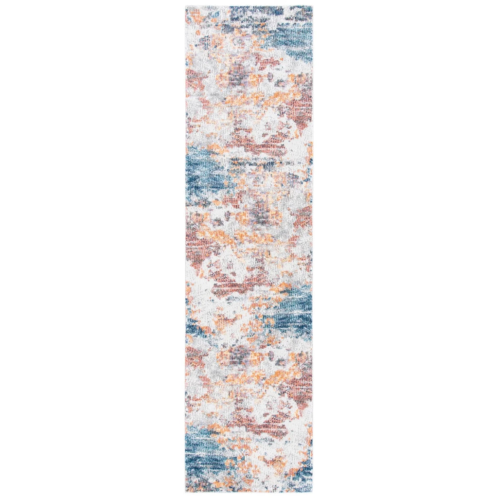 Gold / Blue Rug R9650