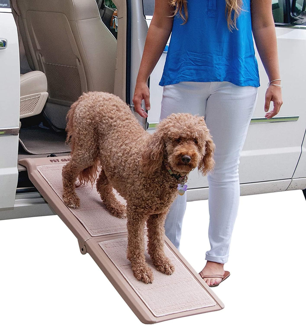 Pet Gear supertraX Ramps for Dogs and Cats, Portable/Easy-Fold, 42-71 Inches Long, Supports 150-200lbs D928