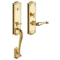 Satin Black Left Hand Dummy Entry Handleset with Lever S2515