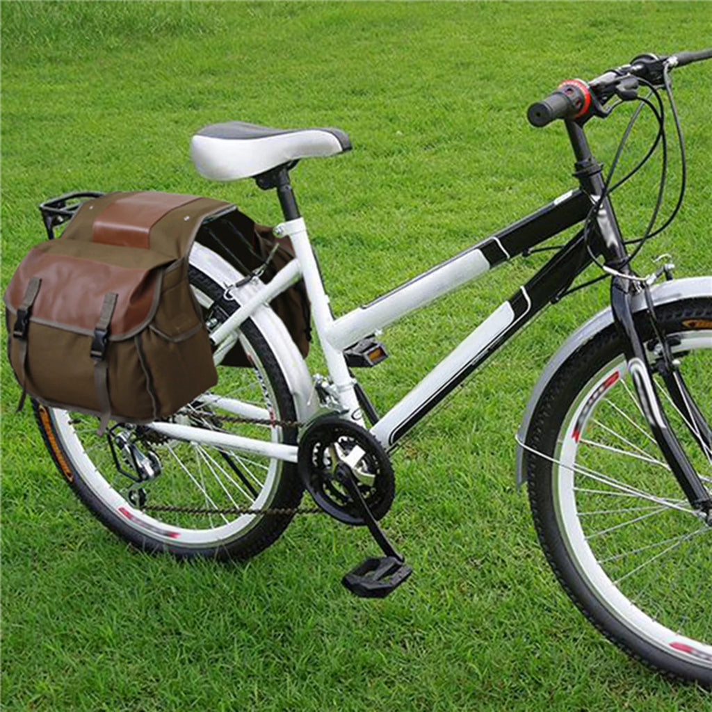 Waterproof Canvas Motorbike Saddle Bag W259