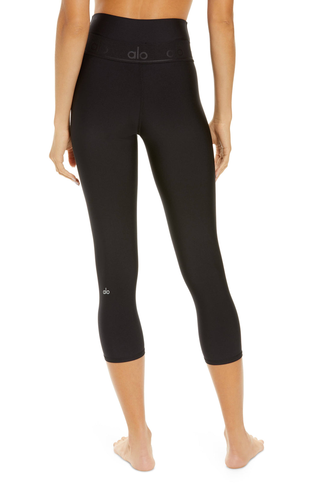 High-Waist Fitness Capri - Black D183684