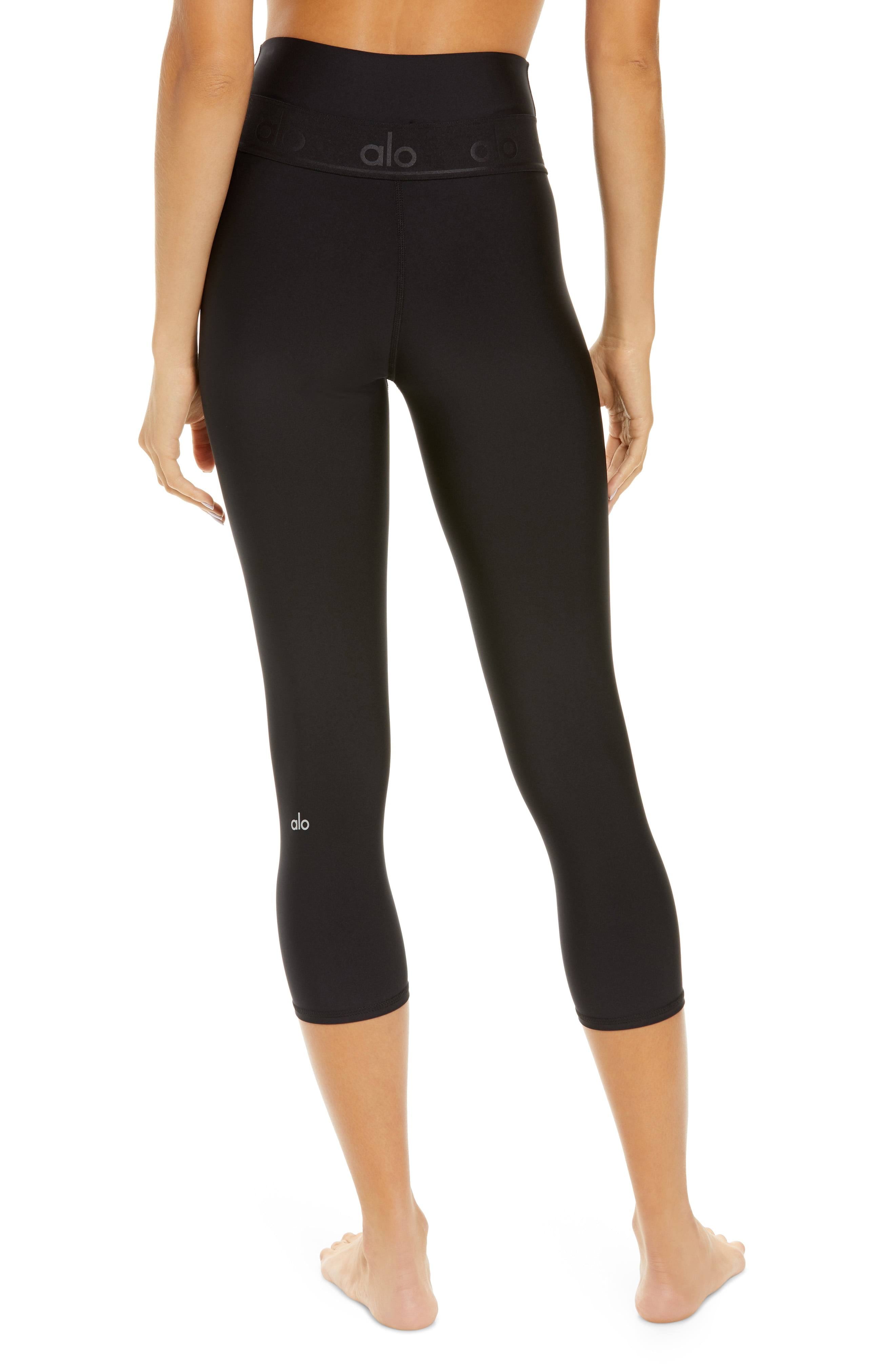 High-Waist Fitness Capri - Black D183684