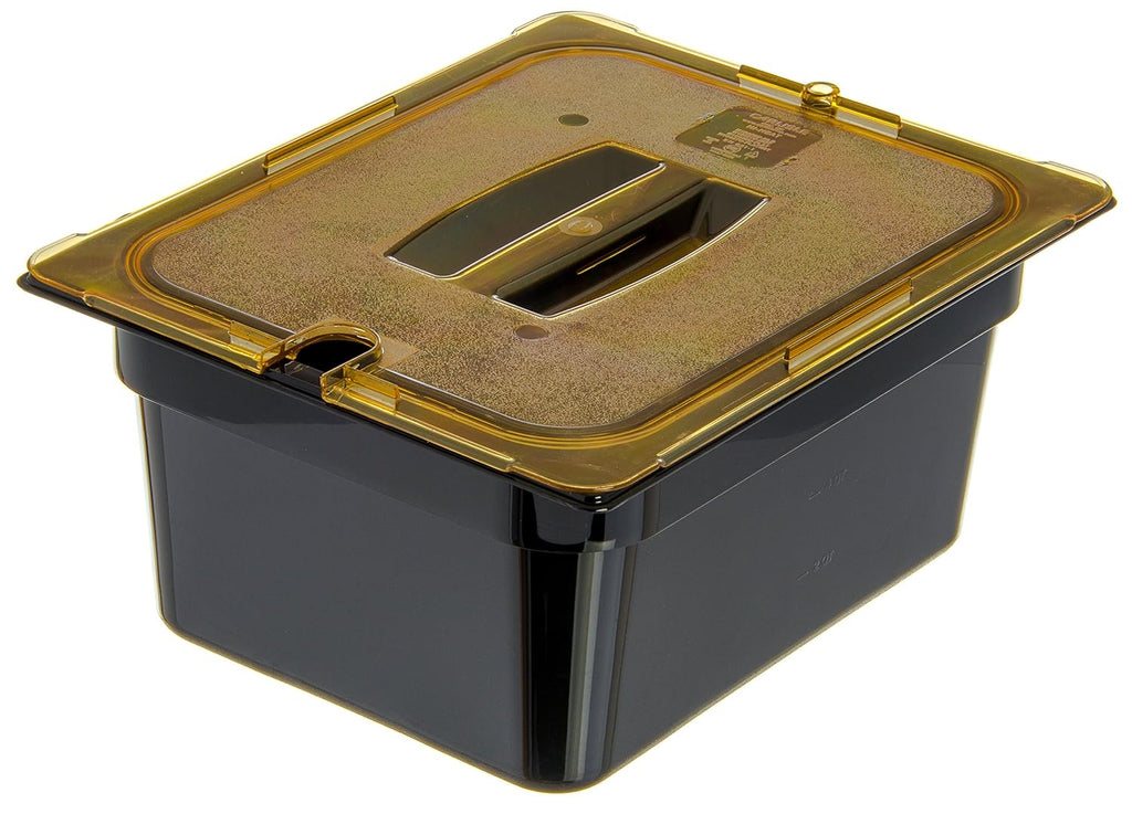 Black Half-Size Food Pan, 8.7 qt, Case of 6 T907111