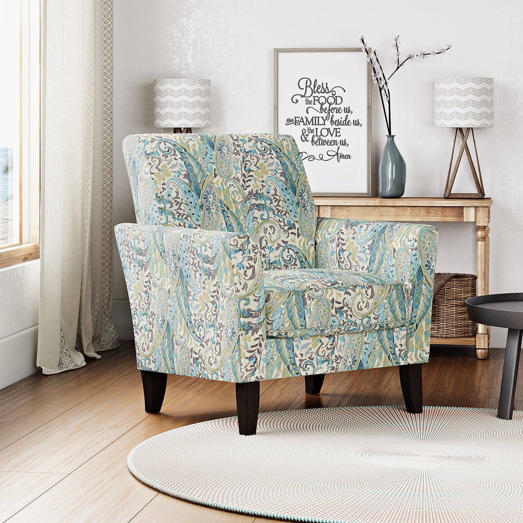 Transitional Flared Arm Armchair S833558