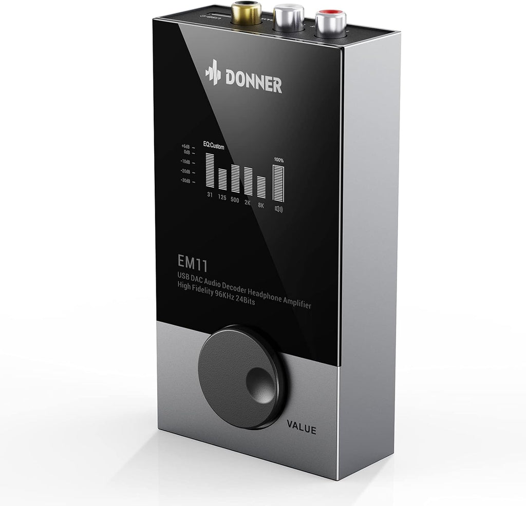 Headphone Amplifier DAC with OLED Display Screen V360