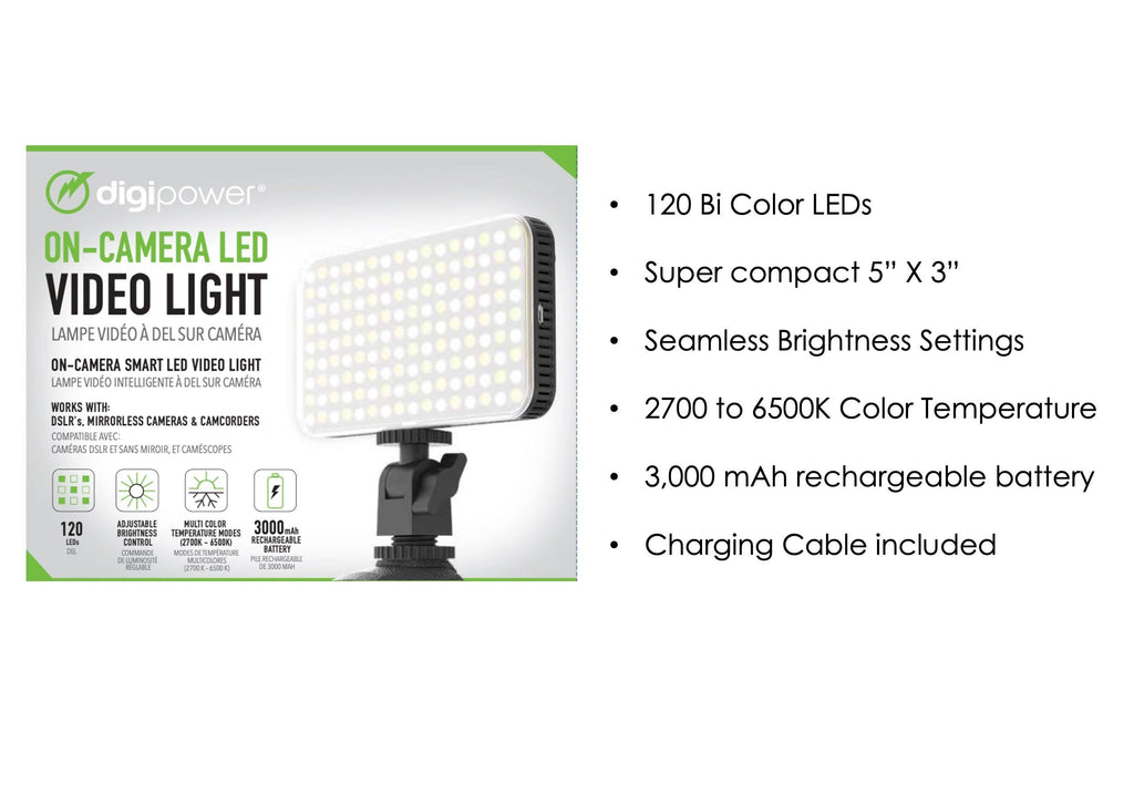 On-Camera LED Video Light U62944