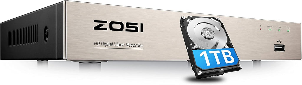 8CH 1080P CCTV DVR with 1TB Hard Drive A17814