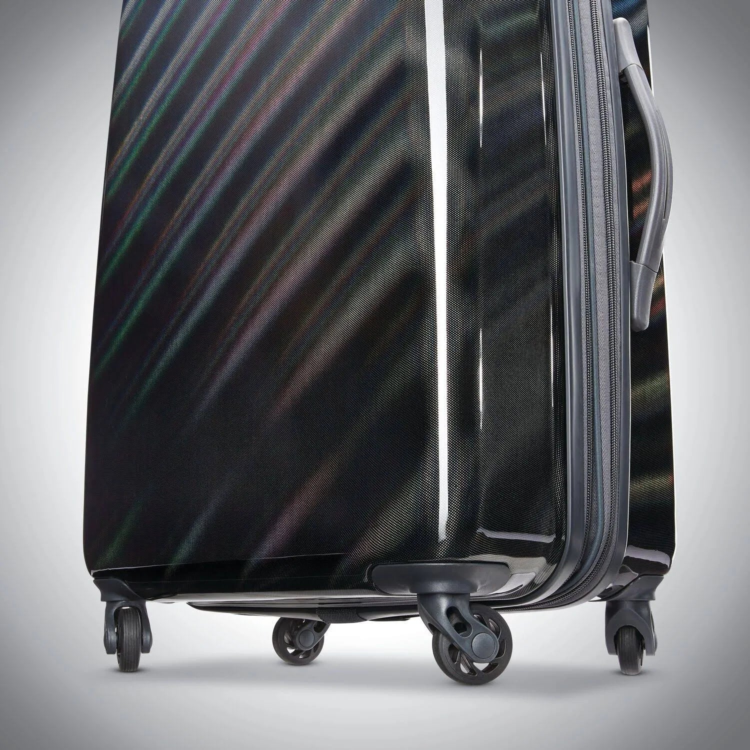 21in. Iridescent Black Spinner I501
