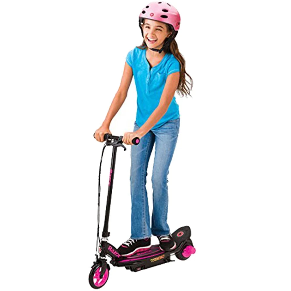 Pink Electric Scooter Bundle with 1 Year Extended Protection Plan Z20523
