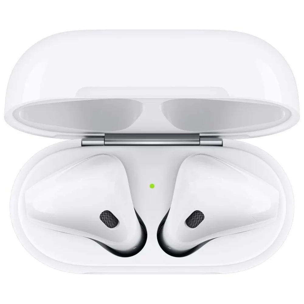 White Wireless Earbuds with Charging Case E439064