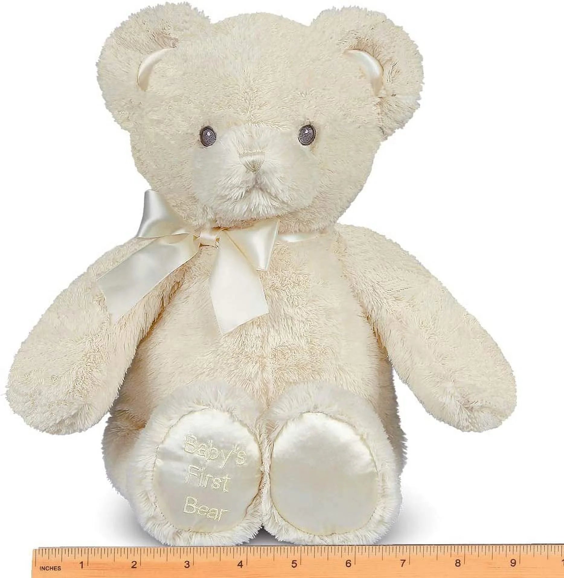 Creamy White Plush Stuffed Animal Teddy Bear, 12 inches C370