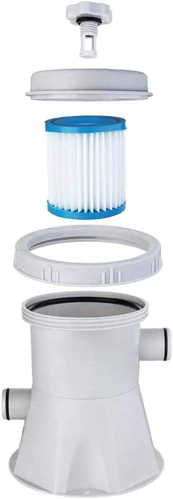 Clear Cartridge Pool Filter Pump, 300 GPH, 110-120V F64383