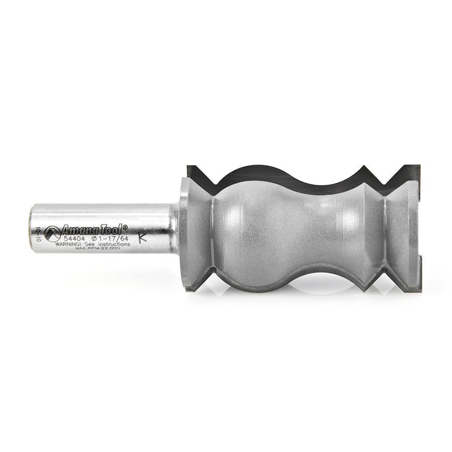 Carbide Tipped Crown Molding 17/32 x 17/32 Radius x 1-1/4 Dia x 2-1/4 x 1/2 inch Shank P844616