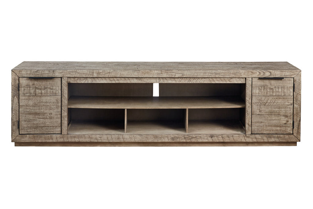 Light Gray Wood TV Stand A198701