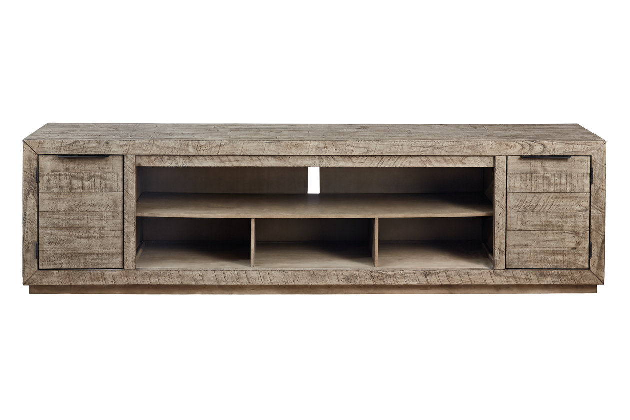 Light Gray Wood TV Stand A198701