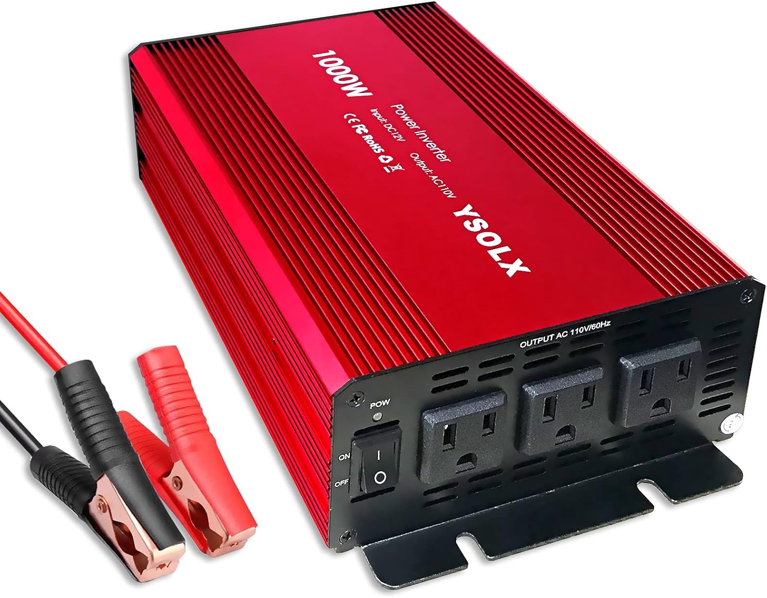 1000W Modified Sine Wave Power Inverter with 3 AC Outlets M588