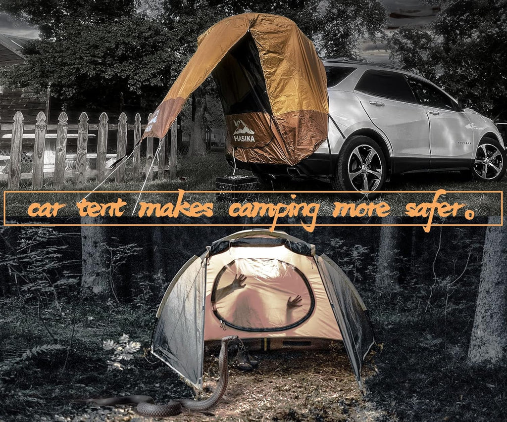 Black Waterproof 3000MM Tailgate Shade Awning Tent Z755656