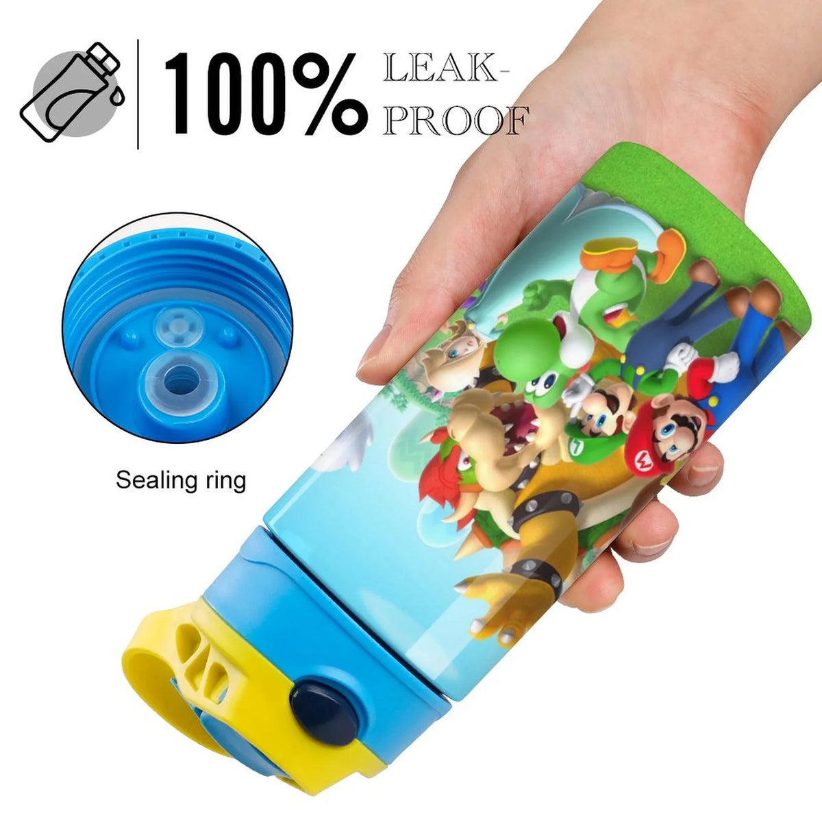 Insulated Stainless Steel Water Bottle With Straw Q91833