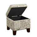 Cube Ottoman with Storage Z2806