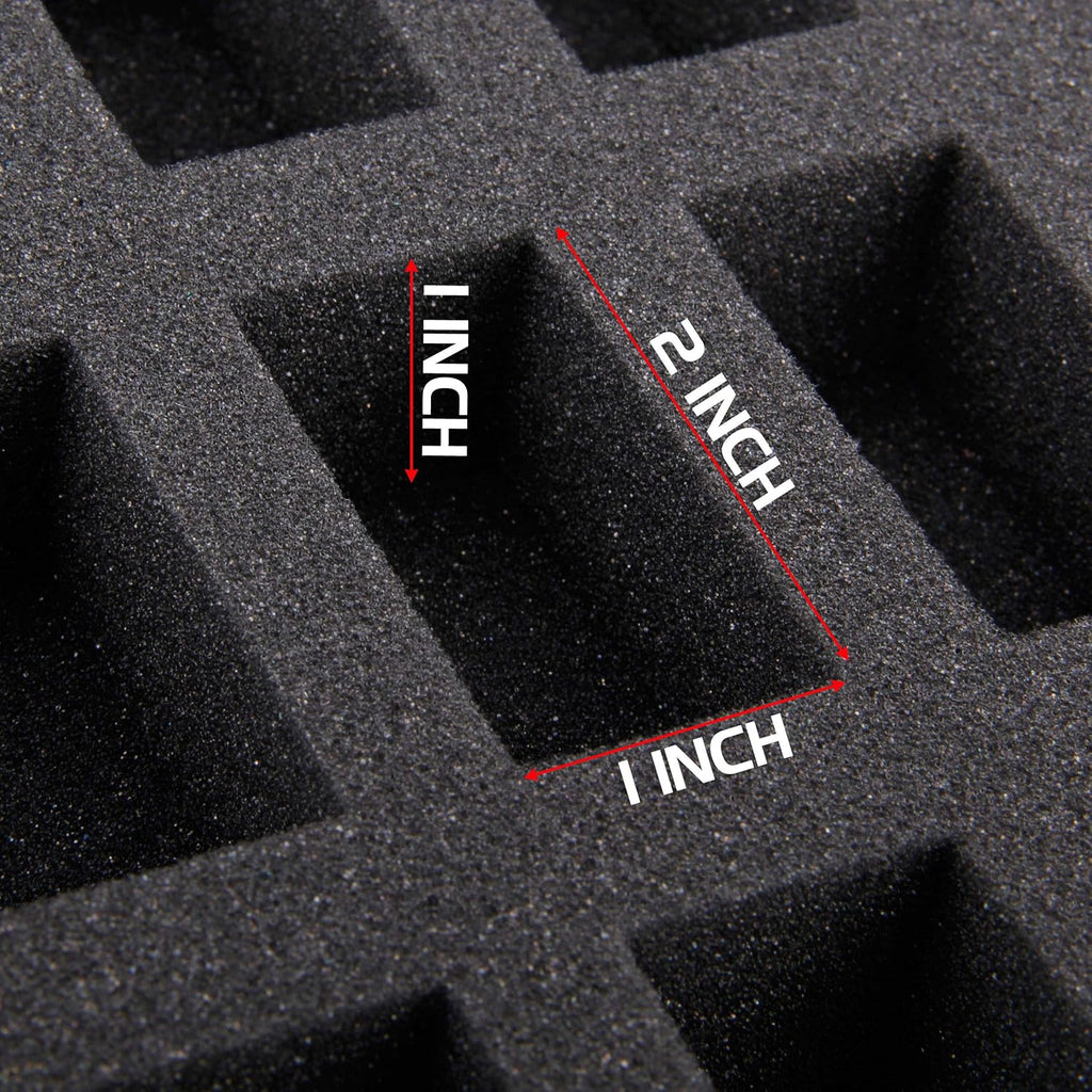Portable Miniature Figure Storage Case with 4 Foam Layers F852775