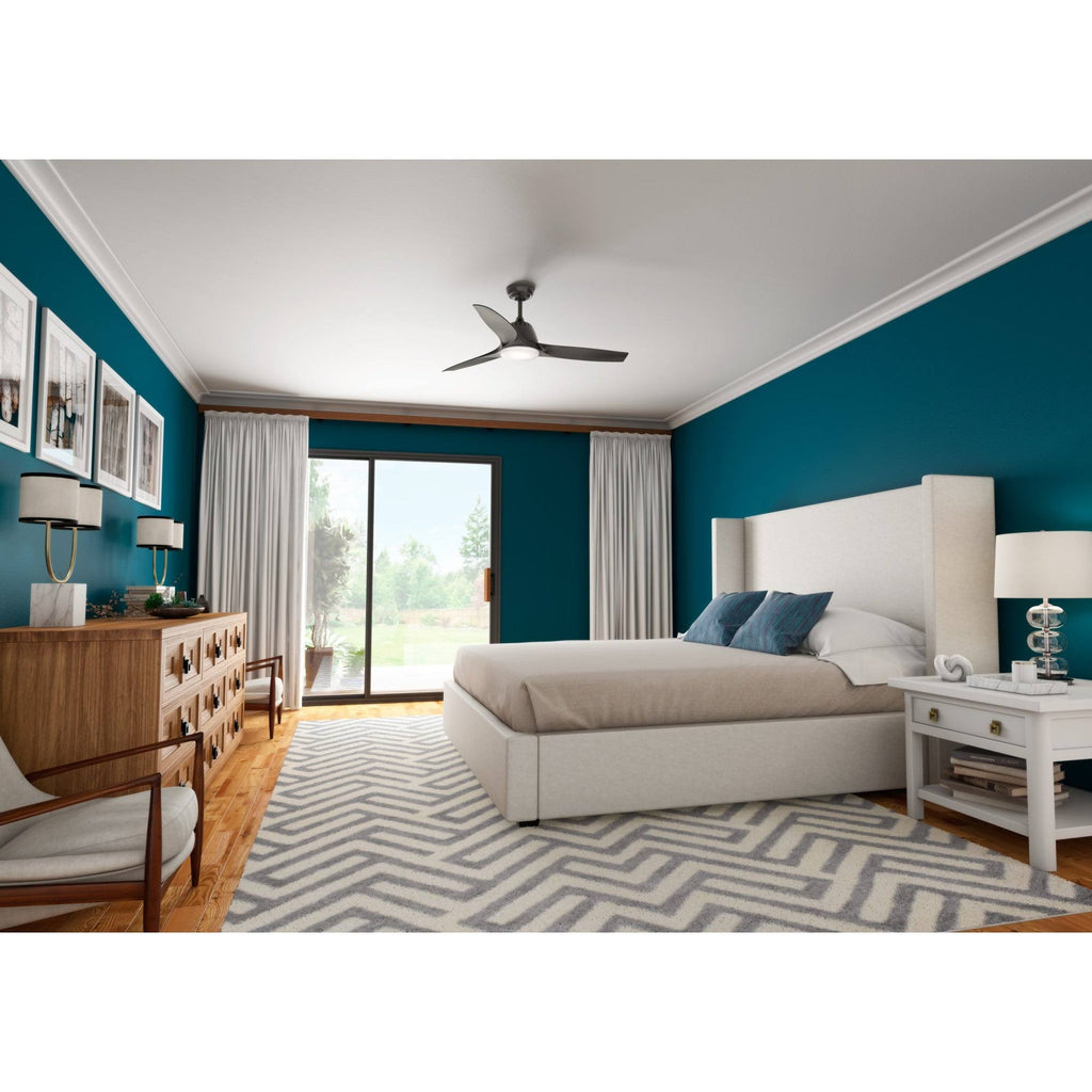 Fresh White Ceiling Fan with Light O9866