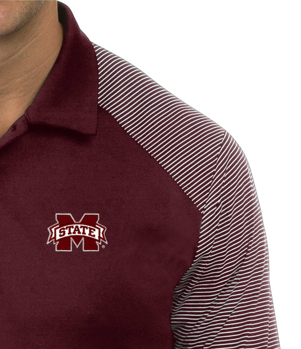 Cardinal/White Polo F423178