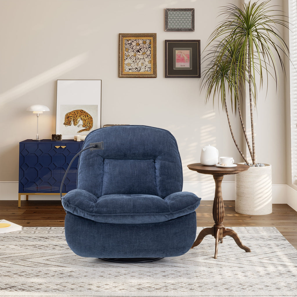Oversized Electric Recliner Chair with Mobile Phone Bracket T96318
