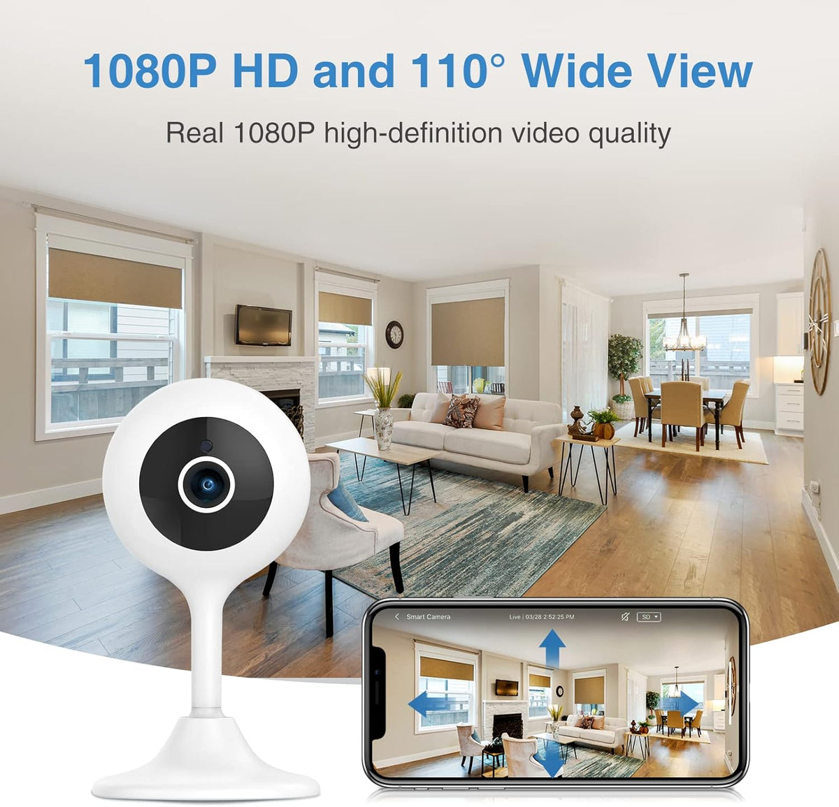1080P HD Smart Security Camera 4-Pack P301683