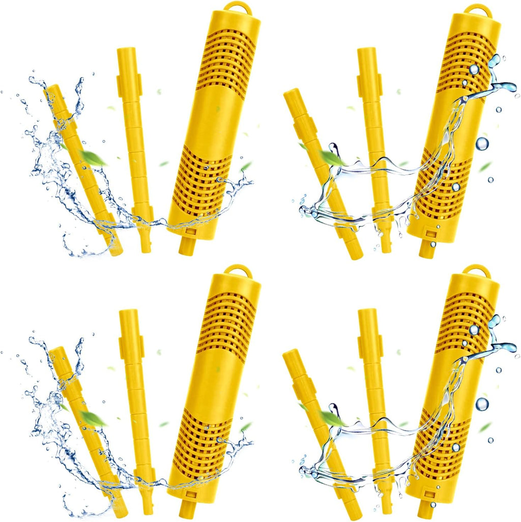 Spa Mineral Stick 4 Pack Hot Tub Filter with 4 Months Lifetime Cartridge Universal (Yellow) Pack of 2 F643