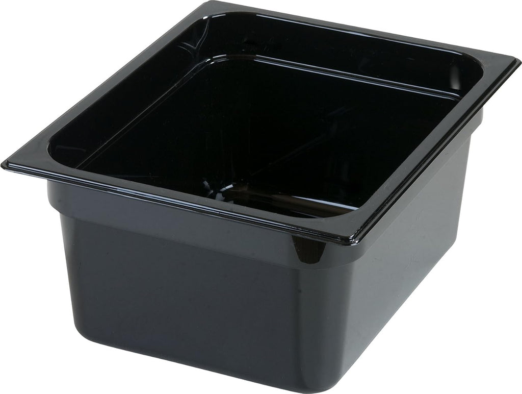 Black Half-Size Food Pan, 8.7 qt, Case of 6 T907111