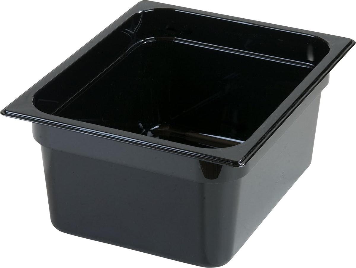 Black Half-Size Food Pan, 8.7 qt, Case of 6 T907111
