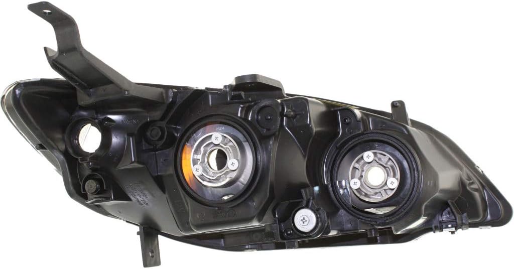 Headlight Assembly for Honda Civic 2004 2005 Passenger Side with Bulbs P6152