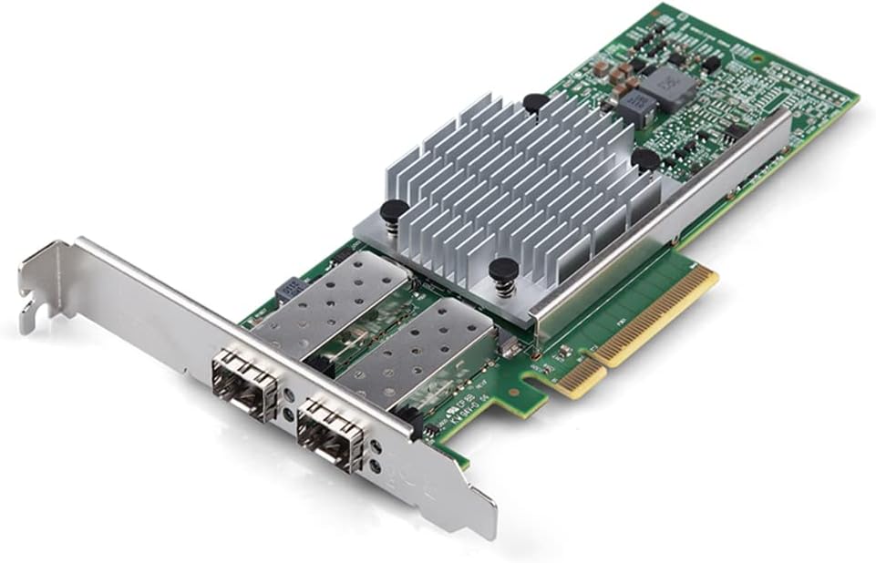 Dual SFP+ Ports PCI-E X 8 Fiber to Ethernet Server Adapter X57562