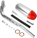 Red Pack of 2 Exhaust Muffler Silencer Pipe Assembly Kit P181514